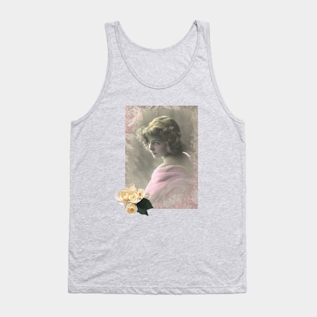 Vintage lady Tank Top by Sinmara